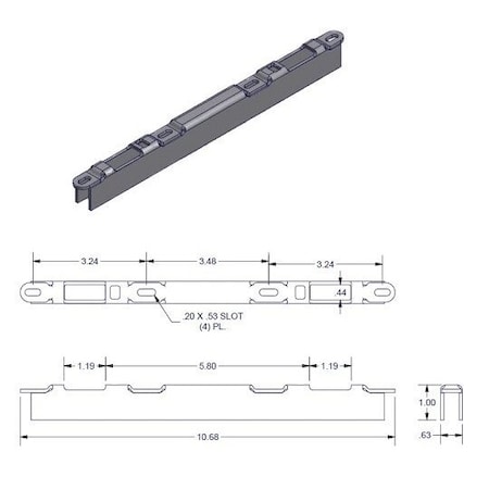 Strybuc Sliding Door Keeper 12-429SS
